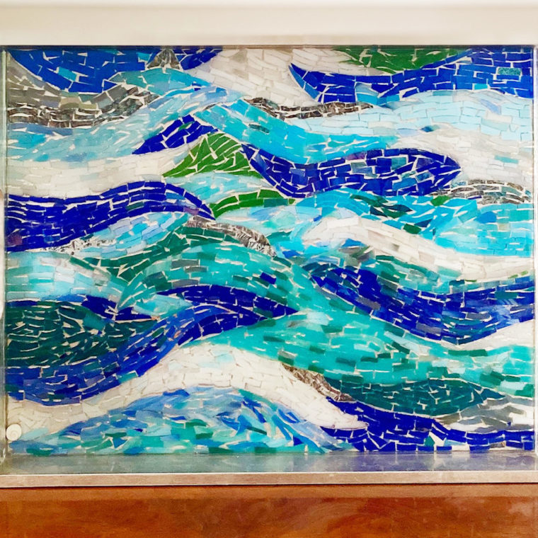 ocean 3 mosaic tray